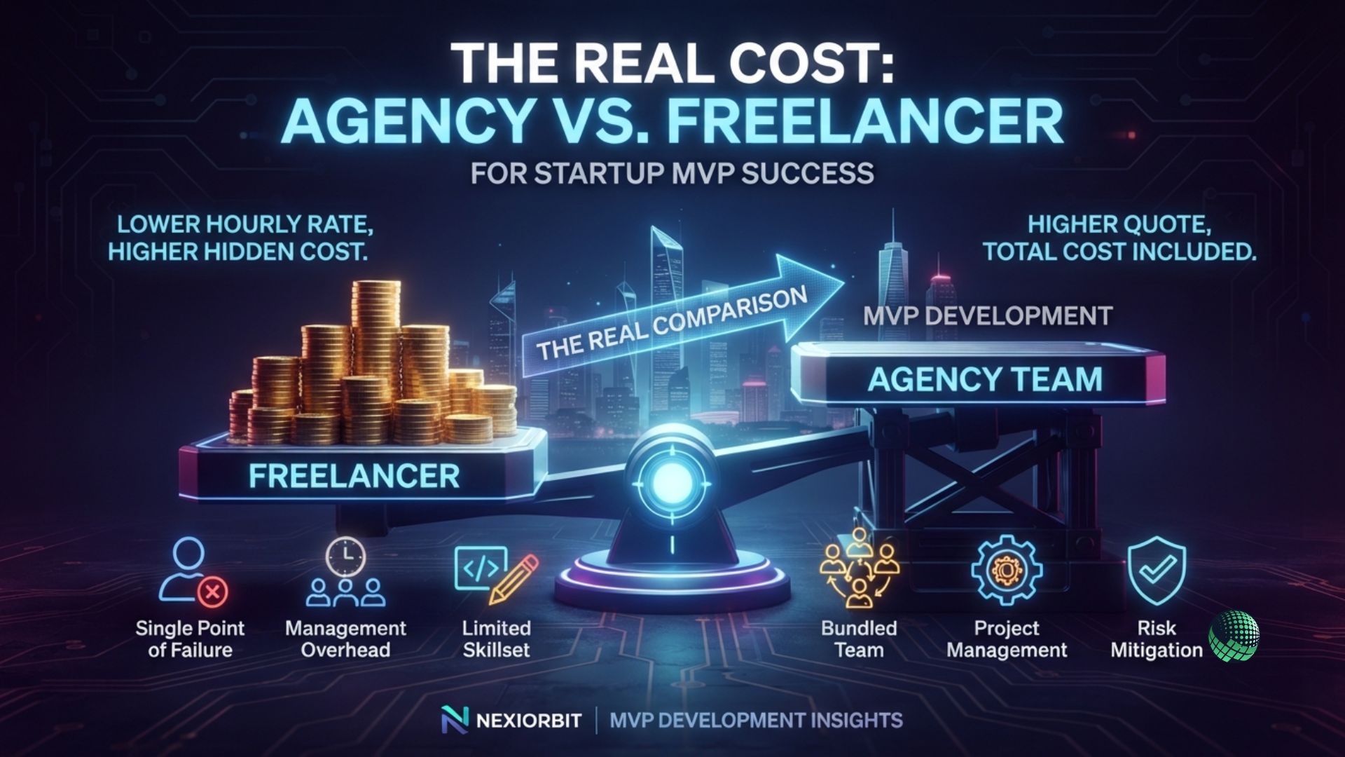 The Real Cost of Hiring a Startup Agency vs. a Freelancer