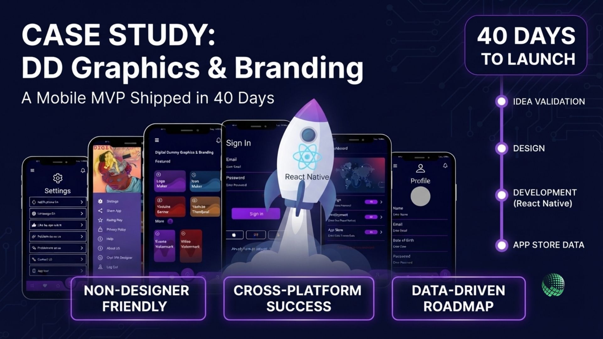 Case Study: DD Graphics & Branding, a Mobile MVP in 40 Days
