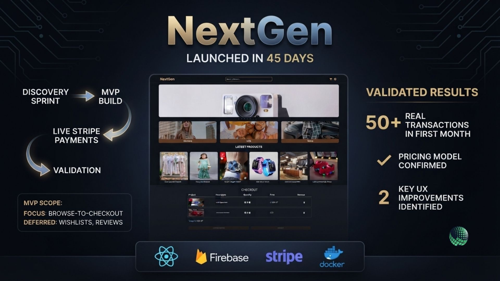 Case Study: Validating an Ecommerce Model with NextGen in 45 Days