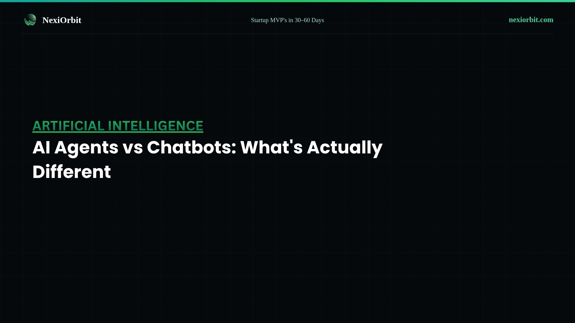 AI Agents vs Chatbots: What's Actually Different