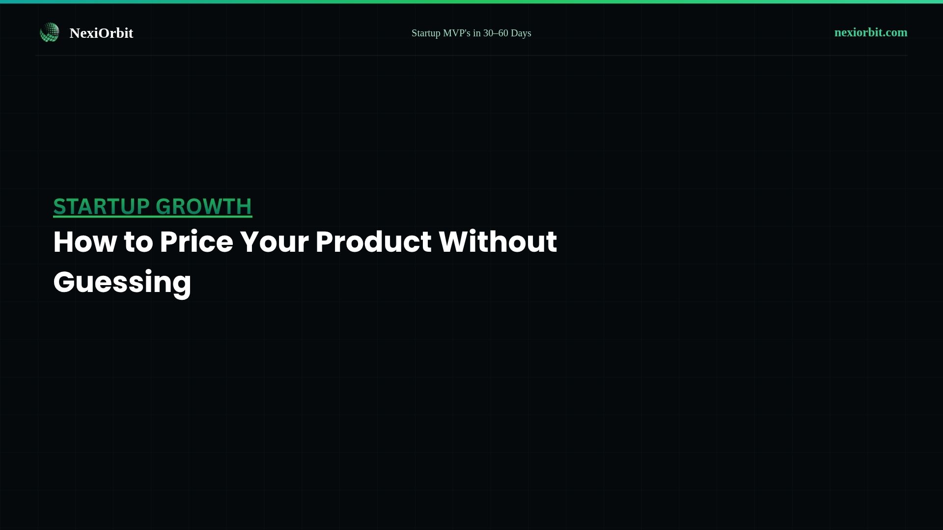 How to Price Your Product Without Guessing